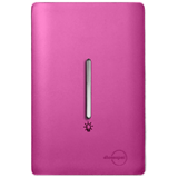 Conjunto Interruptor Pulsador de Minuteria 4x2 - Novara Especiais Rosa Fosco